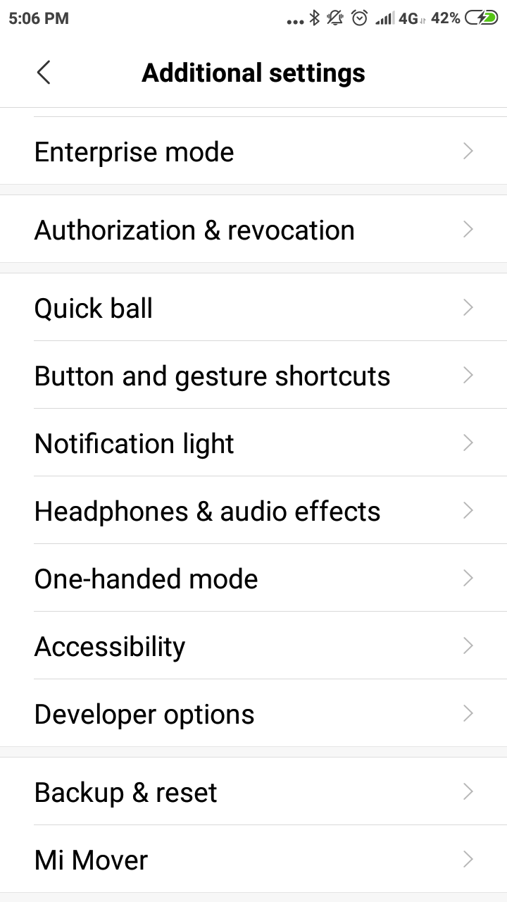 Step 2 - Additional settings view